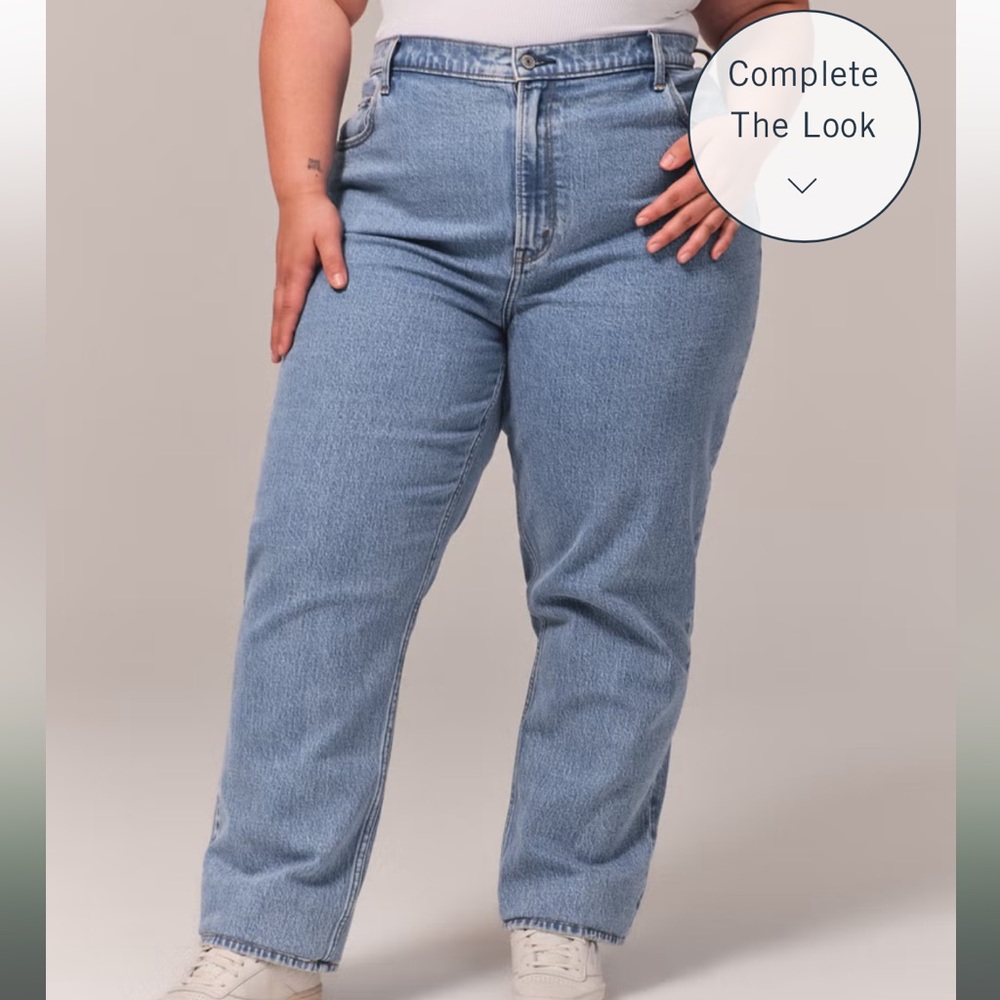 Curve Love Ultra High Rise 90s Straight Jean